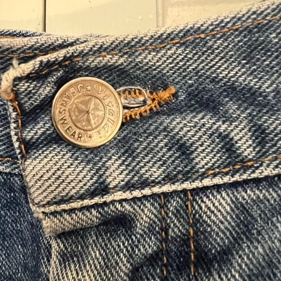 Vintage Blue Denim Skirt - Picture 8 of 10